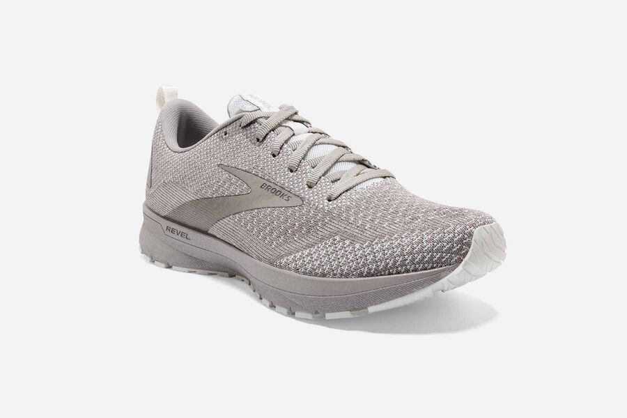 Brooks Revel 4 Road Löparskor Dam - Vita/Silver - 8031-VCKFE